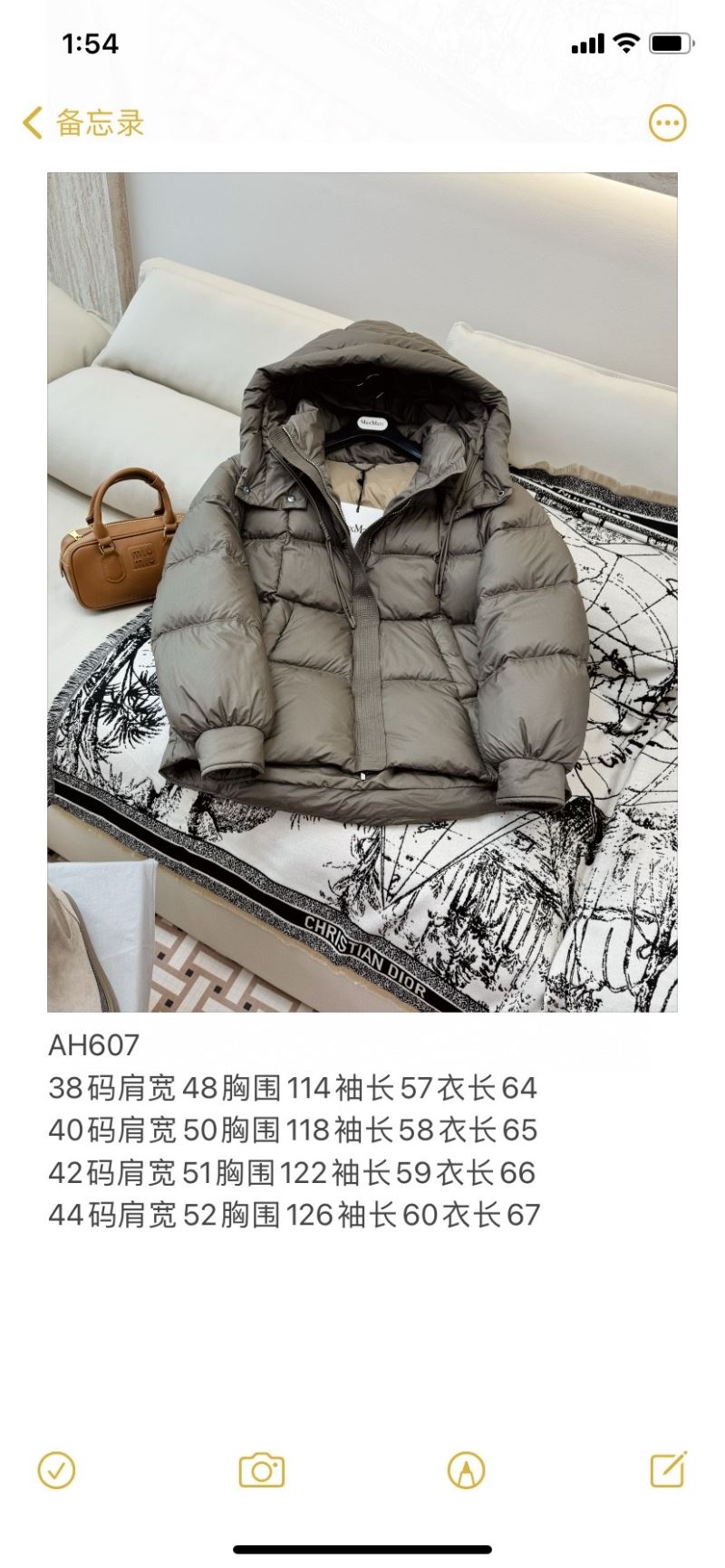 Max Mara Down Jackets